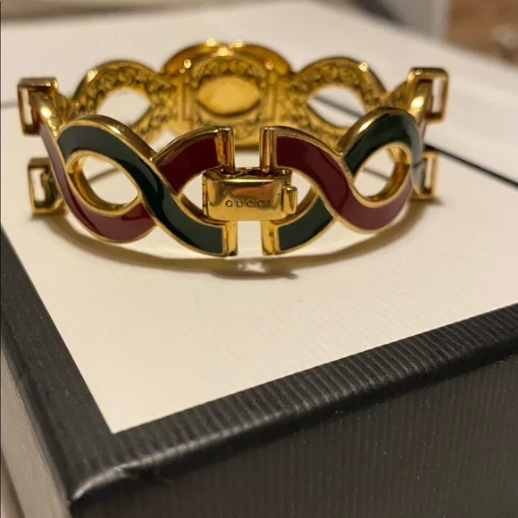 Authentic GUCCI GG Web Bracelet - Picture 10 of 16